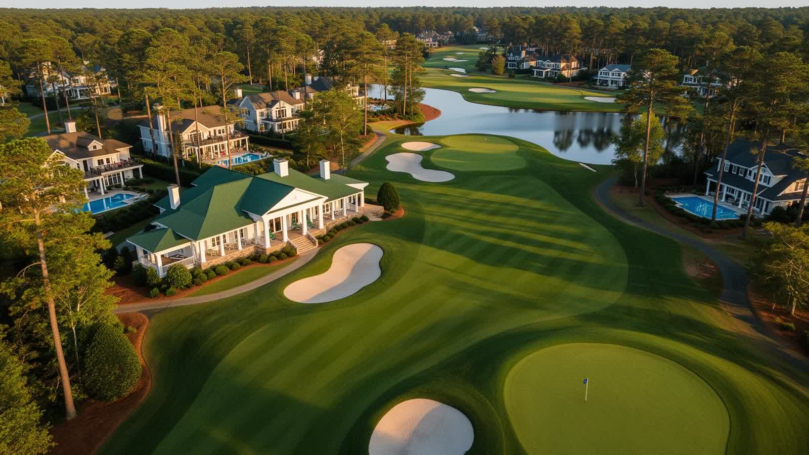 Representative luxury home in Firethorne Country Club, Marvin, North Carolina