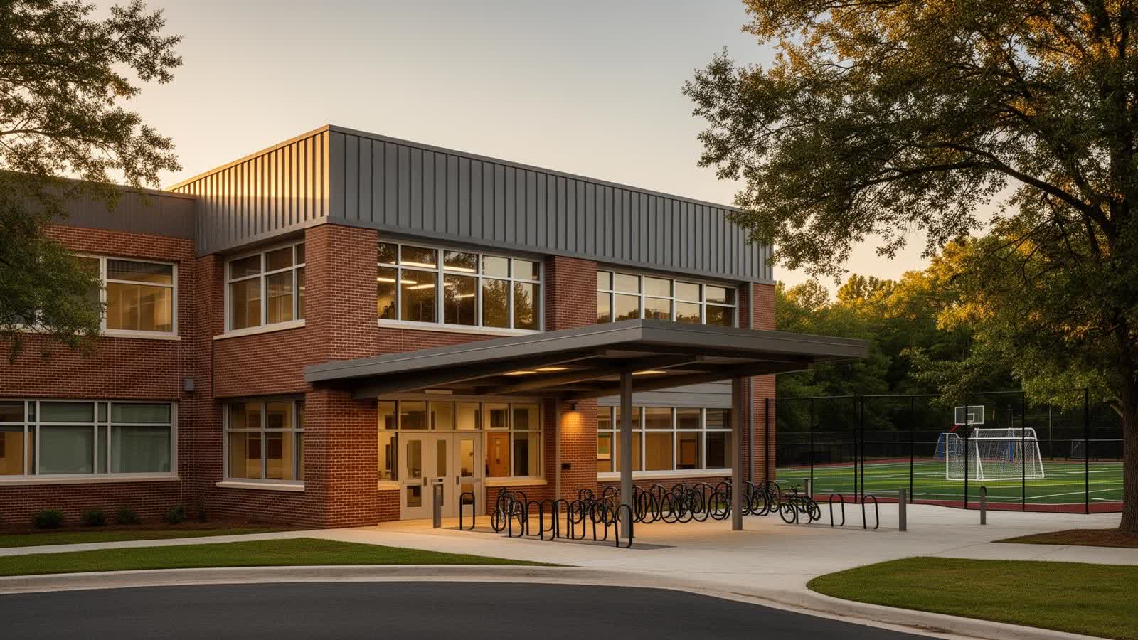 Marvin Ridge area middle school campus