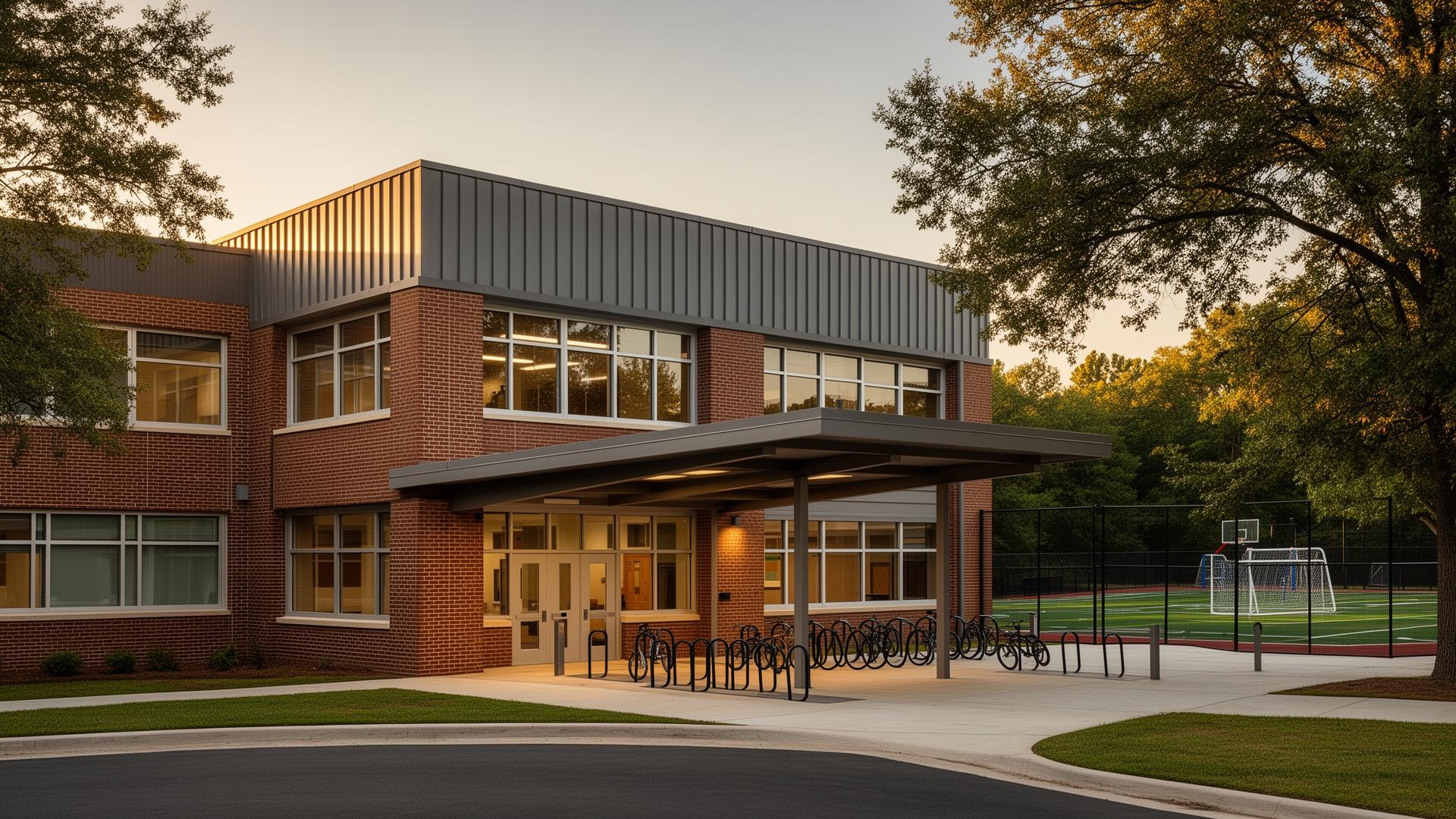 Marvin Ridge area middle school campus